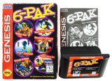 6-Pak [Cardboard Box] (Sega Genesis)