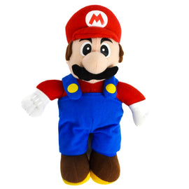Vintage Super Mario Bros. Plush 9" [Black Eyes] [Kellytoy]