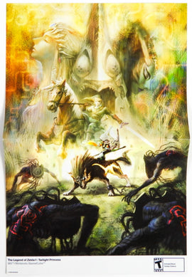 Zelda Twilight Princess And Phantom Hourglass [Nintendo Power] [Poster] (Nintendo Wii)