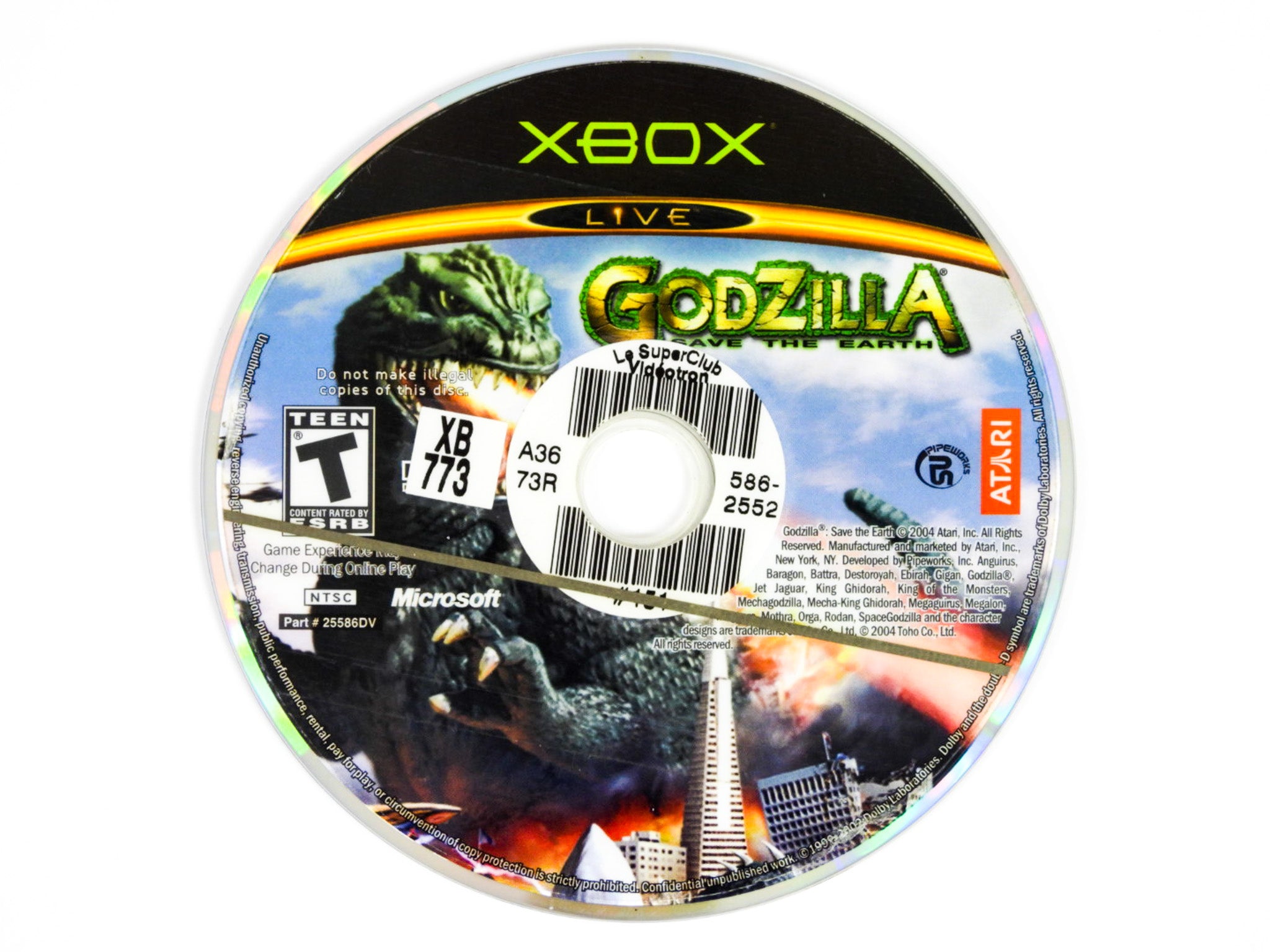 Godzilla Xbox Controller Godzilla Save The Earth (Xbox) – Retro MTL