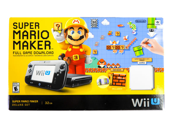 Nintendo Wii U System Deluxe 32GB [Super Mario Maker Edition]