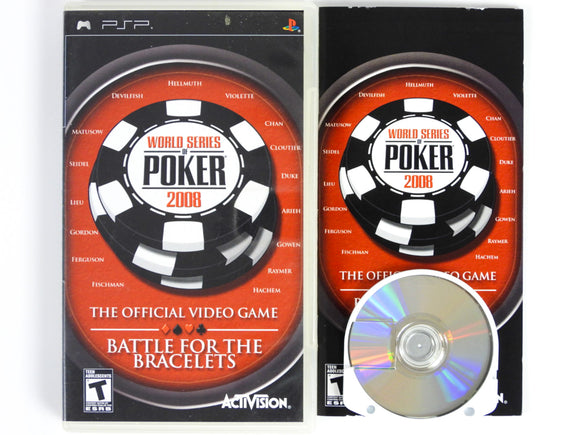 World Series Of Poker 2008 (Playstation Portable / PSP)