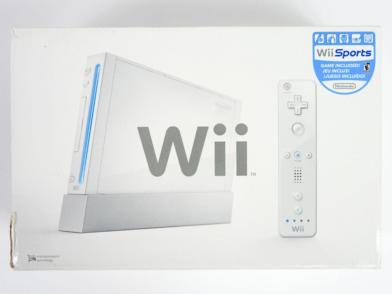 Nintendo Wii Video shops Game System Bundle RVL-001 White