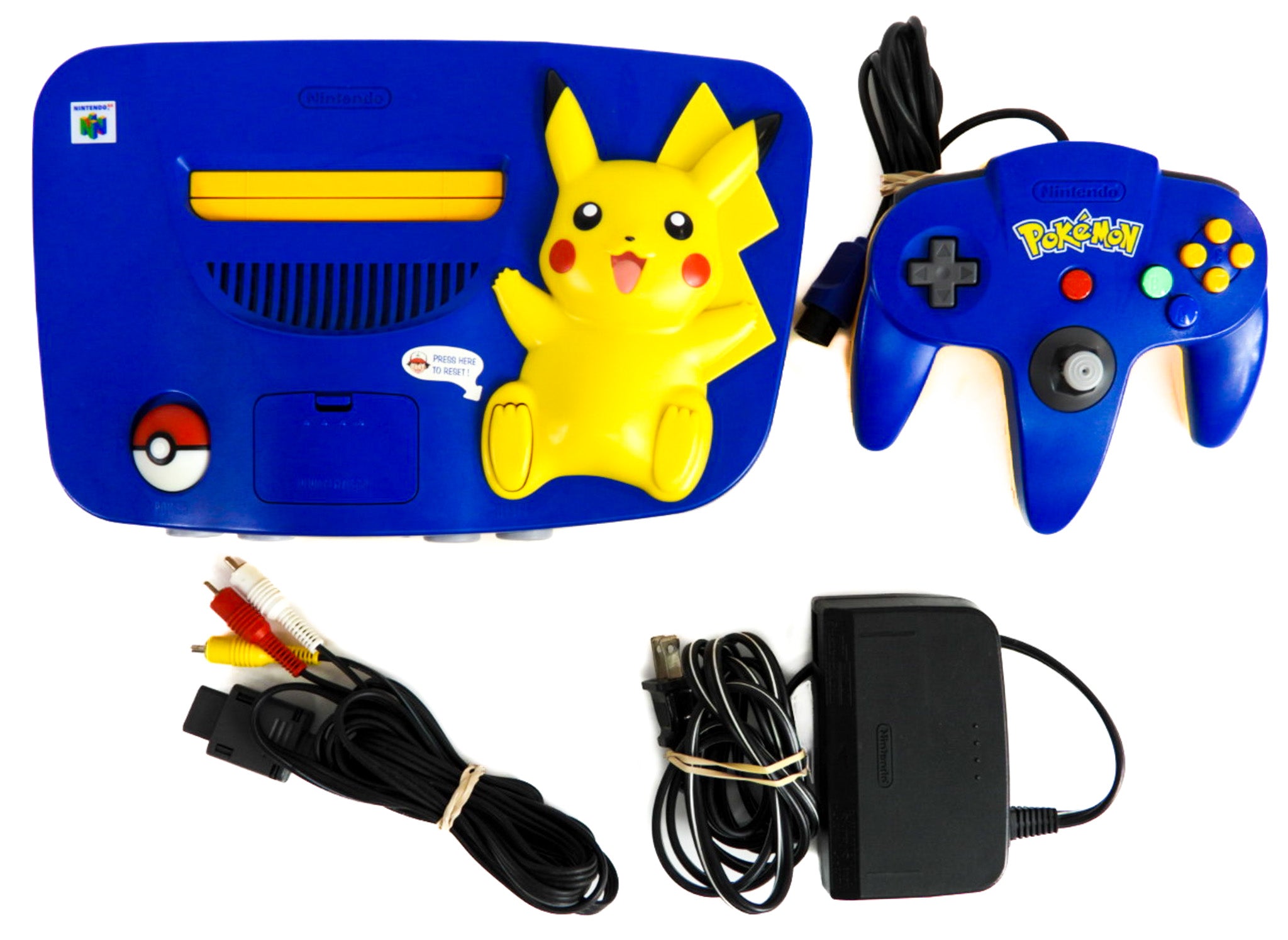 Pikachu R64 Sus Nintendo 64 System Pikachu (N64) – Retro MTL