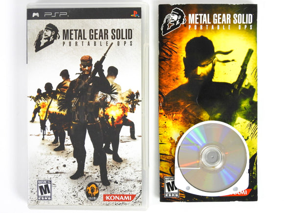 Metal Gear Solid Portable Ops (Playstation Portable / PSP)