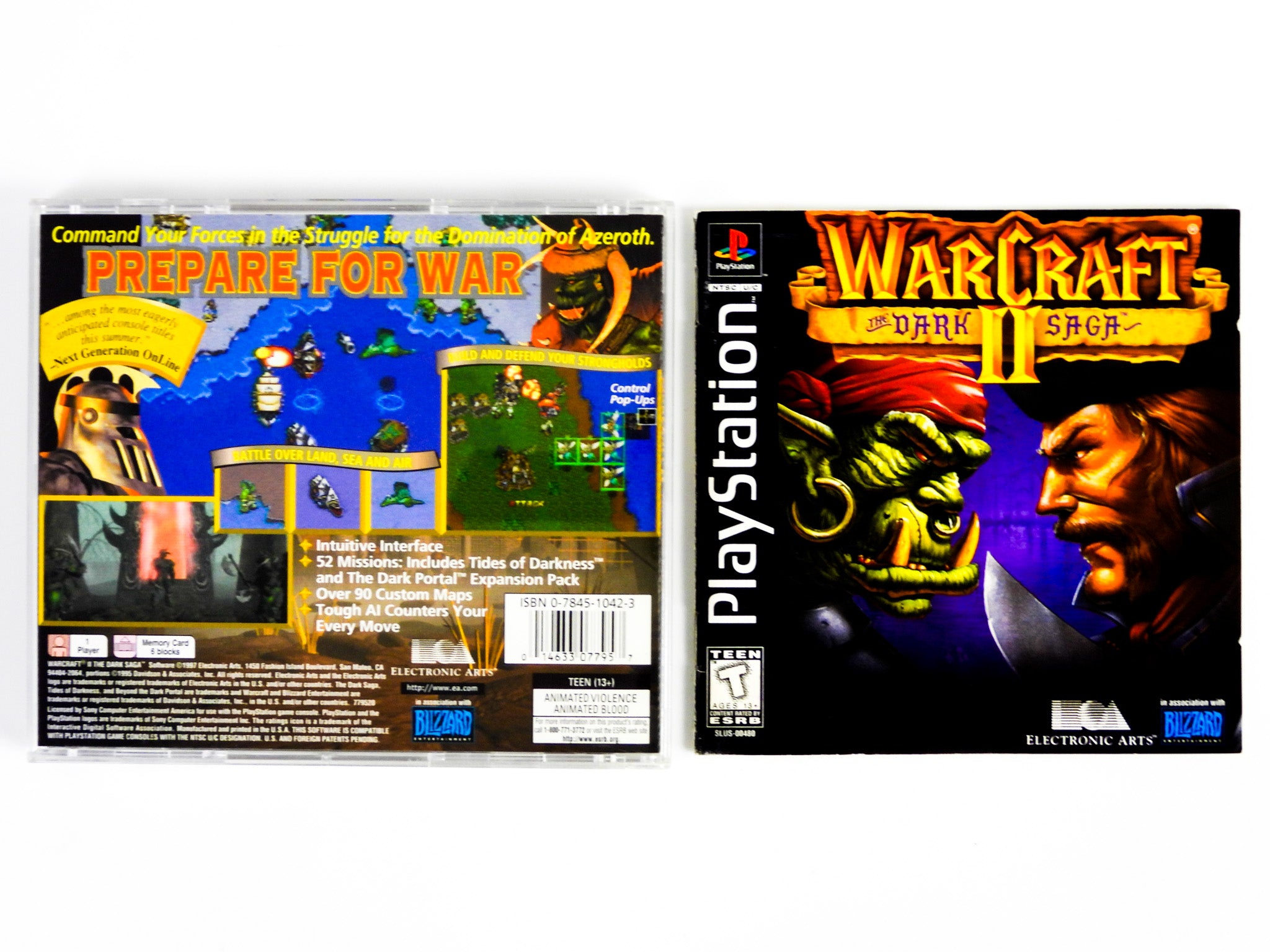 Warcraft II The Dark Saga For Playstation 1 sold