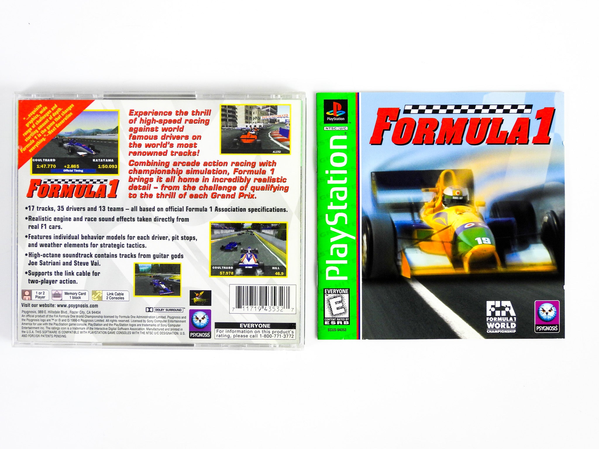 FORMULA ONE 2000 ----- pour PS1 / PLAYSTATION 1 FORMULA ONE 2000 ----- pour PS1 / PLAYSTATION 1