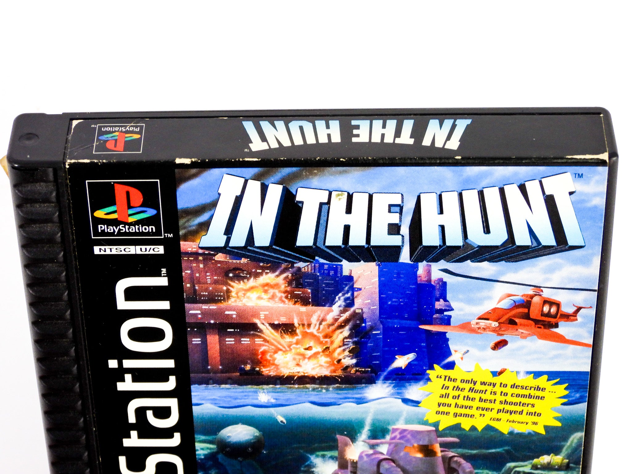 In the Hunt Longbox hot for Sony PS1 PlayStation 1