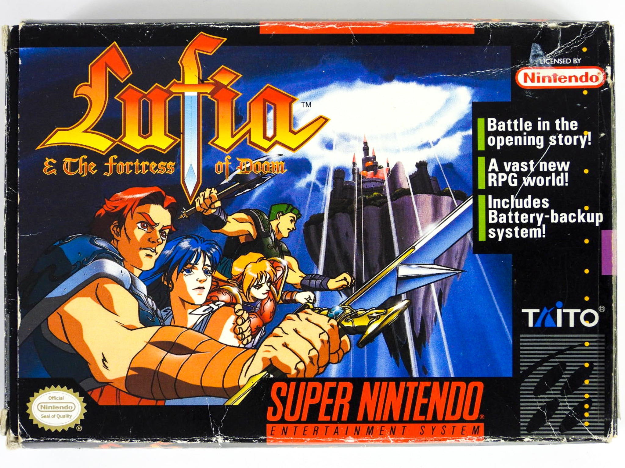 Lufia and The Fortress newest of Doom for Super Nintendo