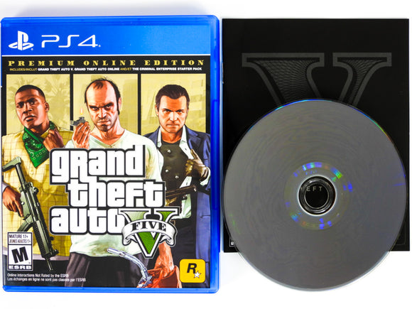 Grand Theft Auto V 5 [Premium Online Edition] (Playstation 4 / PS4)