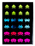 Carnet de notes Space Invaders Métallique