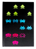 Carnet de notes Space Invaders Métallique