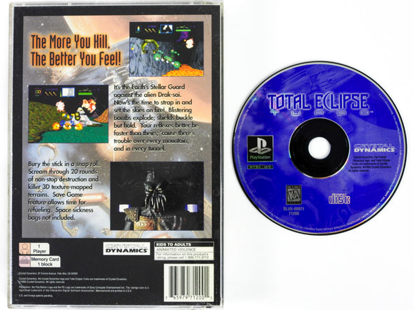 Total Eclipse Turbo [Long Box] (Playstation / PS1)