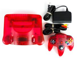 Nintendo 64 System Funtastic Watermelon Red (N64)