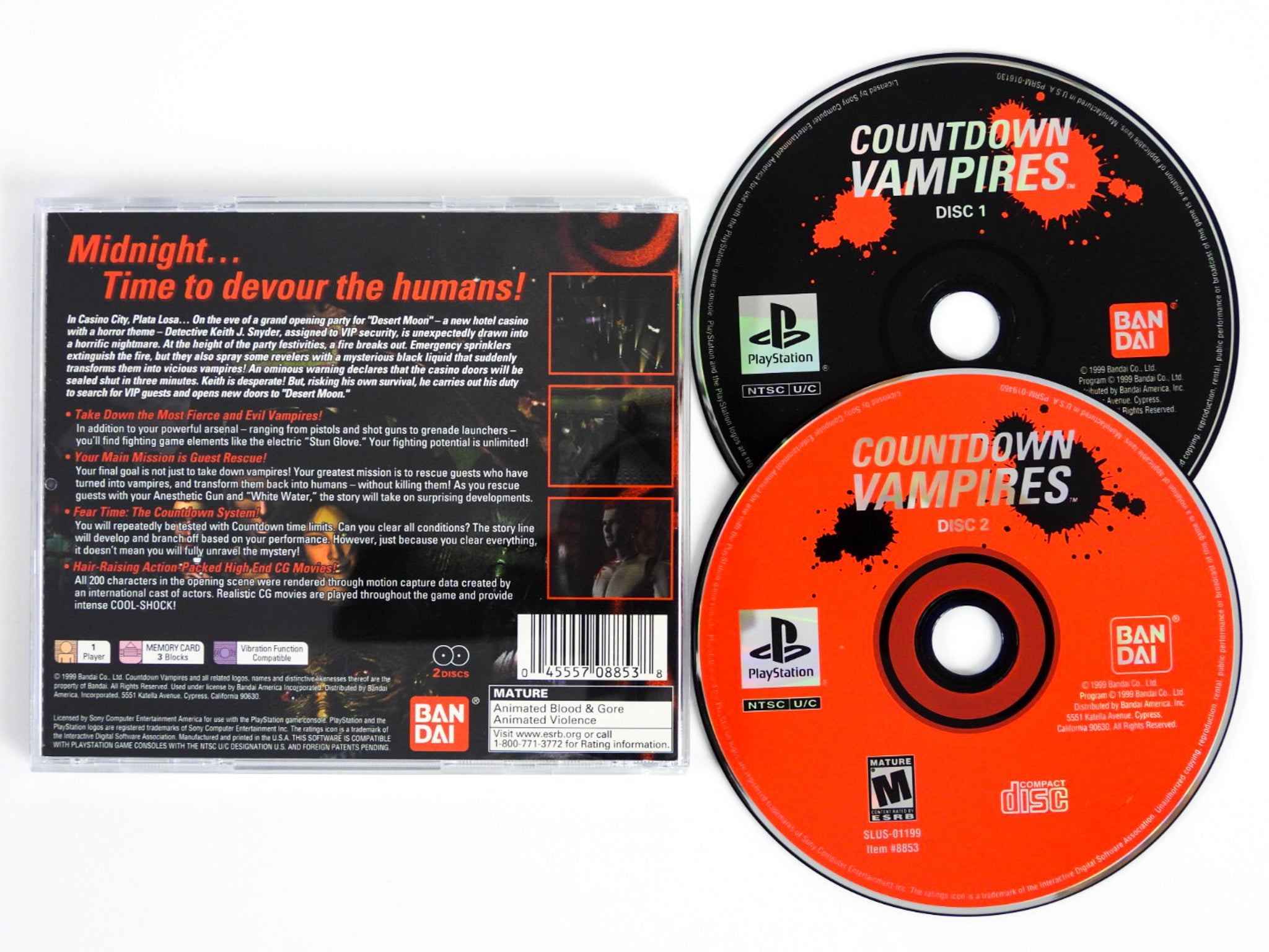 Countdown Vampires (Playstation / PS1) – RetroMTL