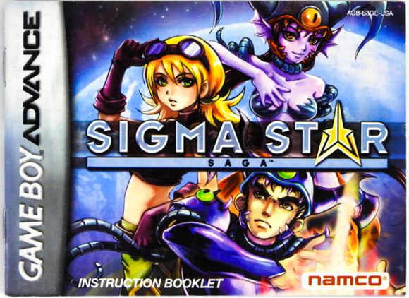 Sigma Star Saga [Manual] (Game Boy Advance / GBA)