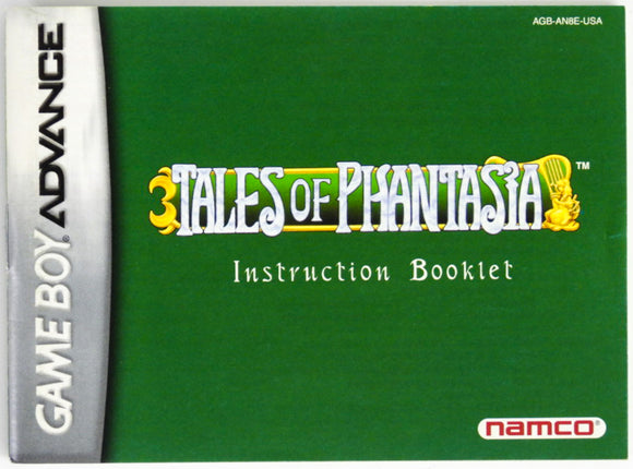 Tales Of Phantasia [Manual] (Game Boy Advance / GBA)