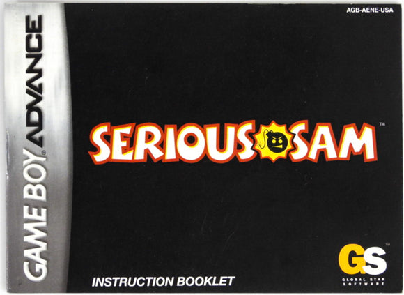 Serious Sam Advance [Manual] (Game Boy Advance / GBA)