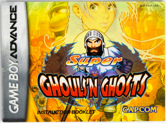 Super Ghouls 'N Ghosts [Manual] (Game Boy Advance / GBA)
