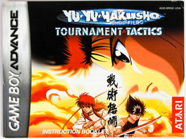 Yu Yu Hakusho Tournament Tactics [Manual] (Nintendo Game Boy Advance / GBA)