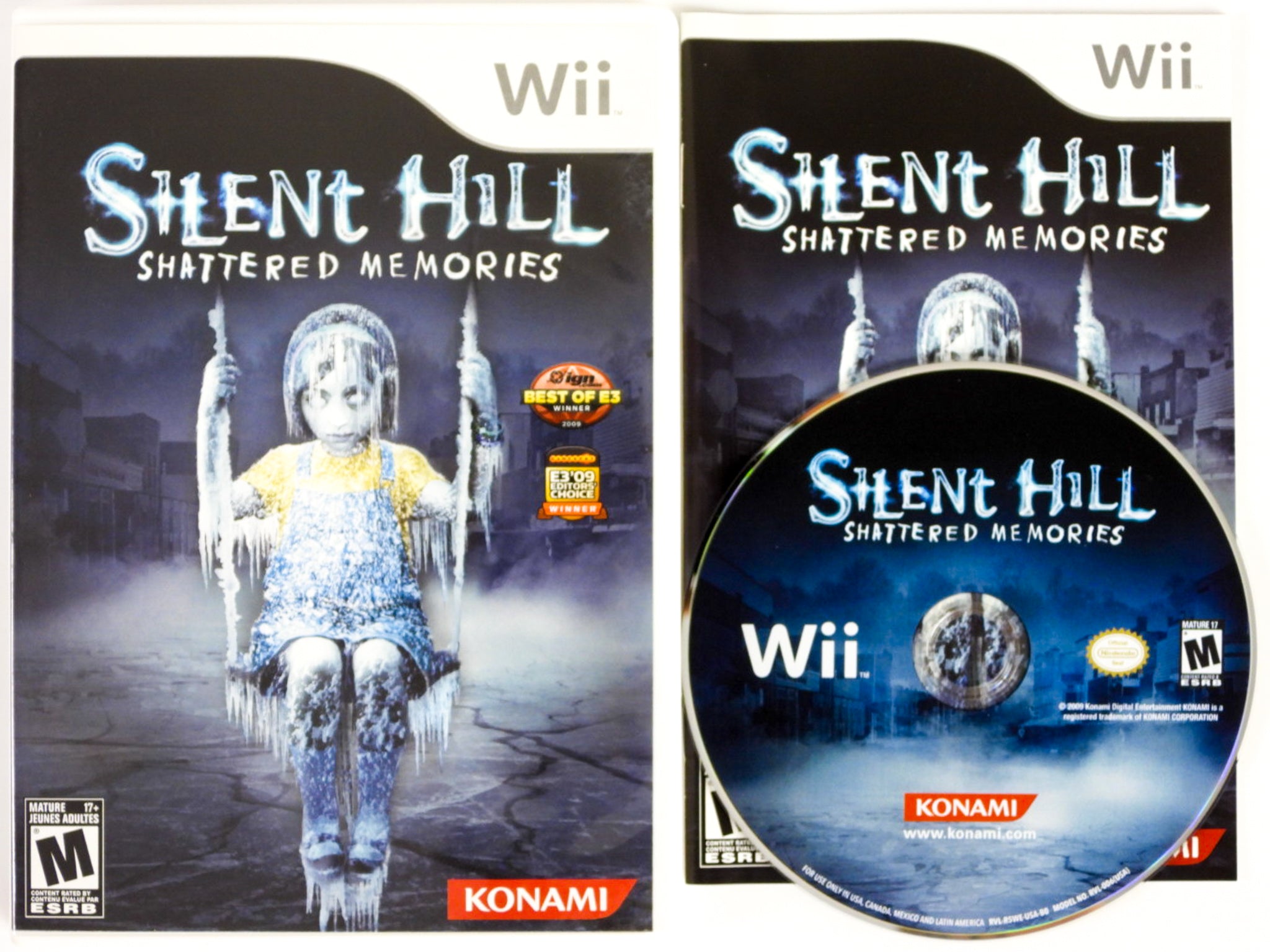 Silent Hill Shattered 2024 Memories for Nintendo Wii