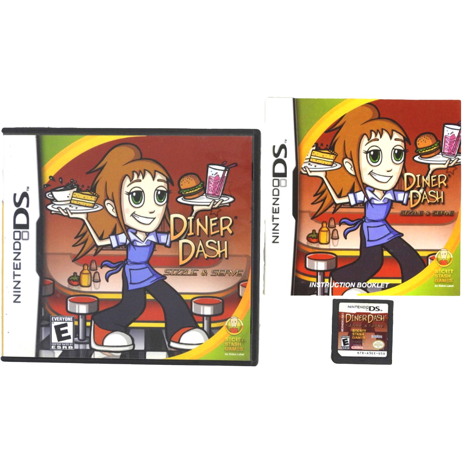 Diner Dash Sizzle And Serve (Nintendo DS)