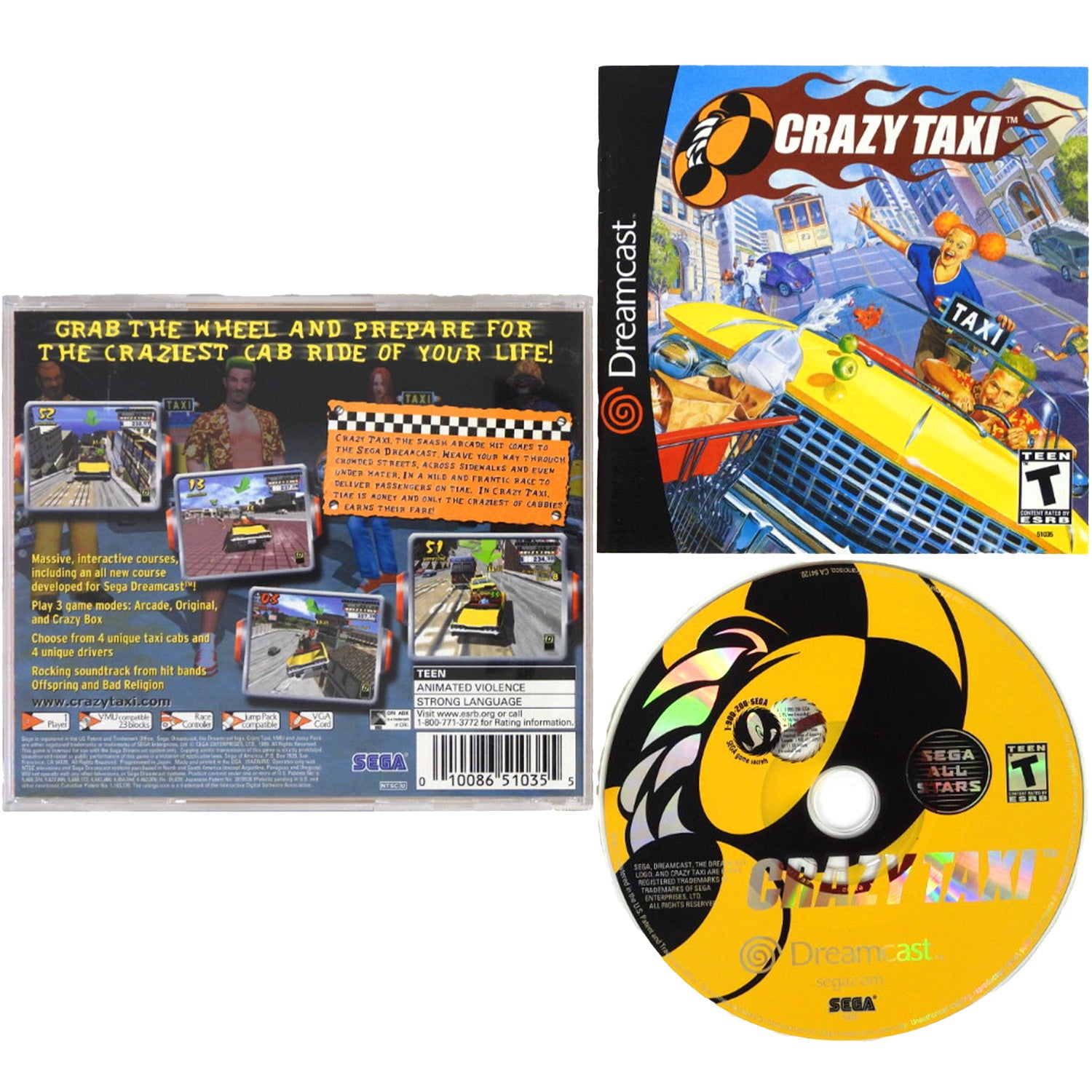 Crazy Taxi [Sega All Stars] (Sega Dreamcast)