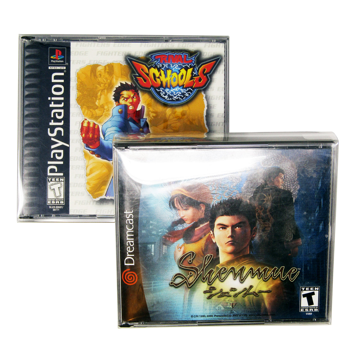 Dual Jewel Case Plastic Protector