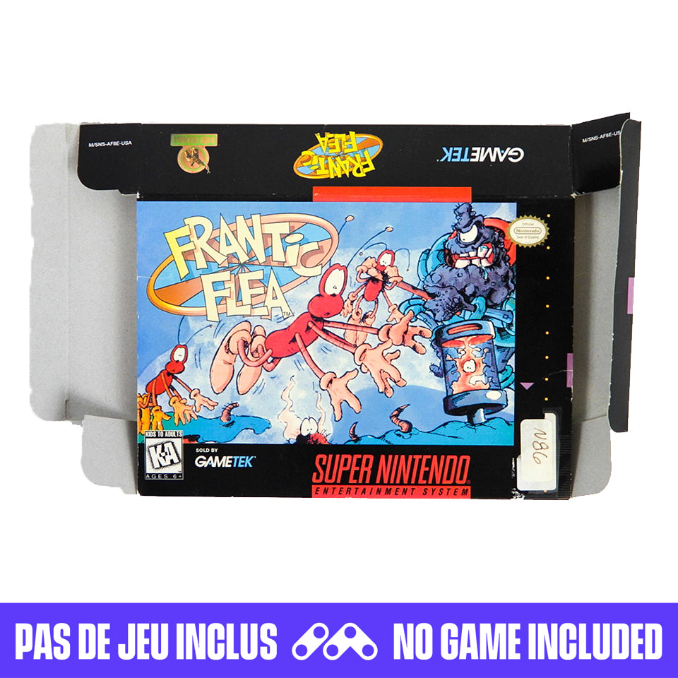 Frantic Flea [Box] (Super Nintendo / SNES) – Retro MTL