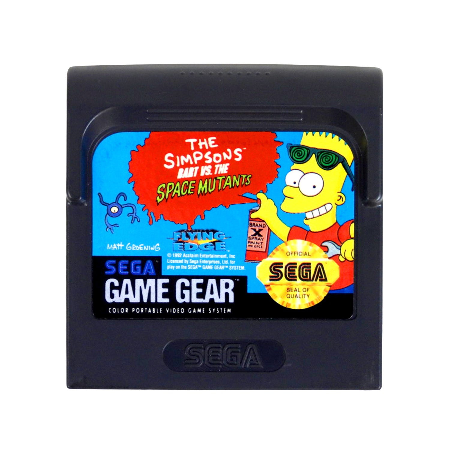 The Simpsons Bart vs the Space Mutants (Sega Game Gear)