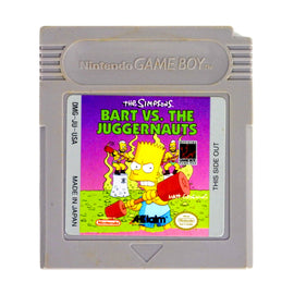 The Simpsons Bart vs the Juggernauts (Nintendo Game Boy)