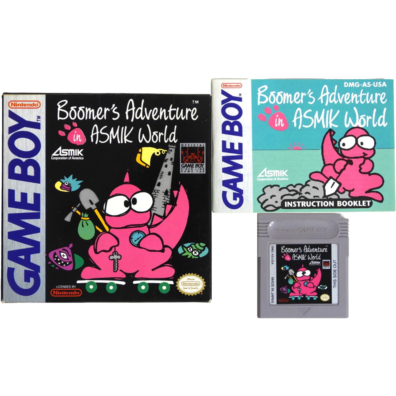 Boomer's Adventure in Asmik World (Nintendo Game Boy)