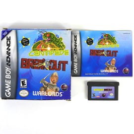 Centipede Breakout And Warlords (Nintendo Game Boy Advance / GBA)