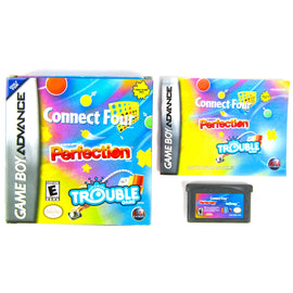 Connect Four/Trouble/Perfection (Nintendo Game Boy Advance / GBA)