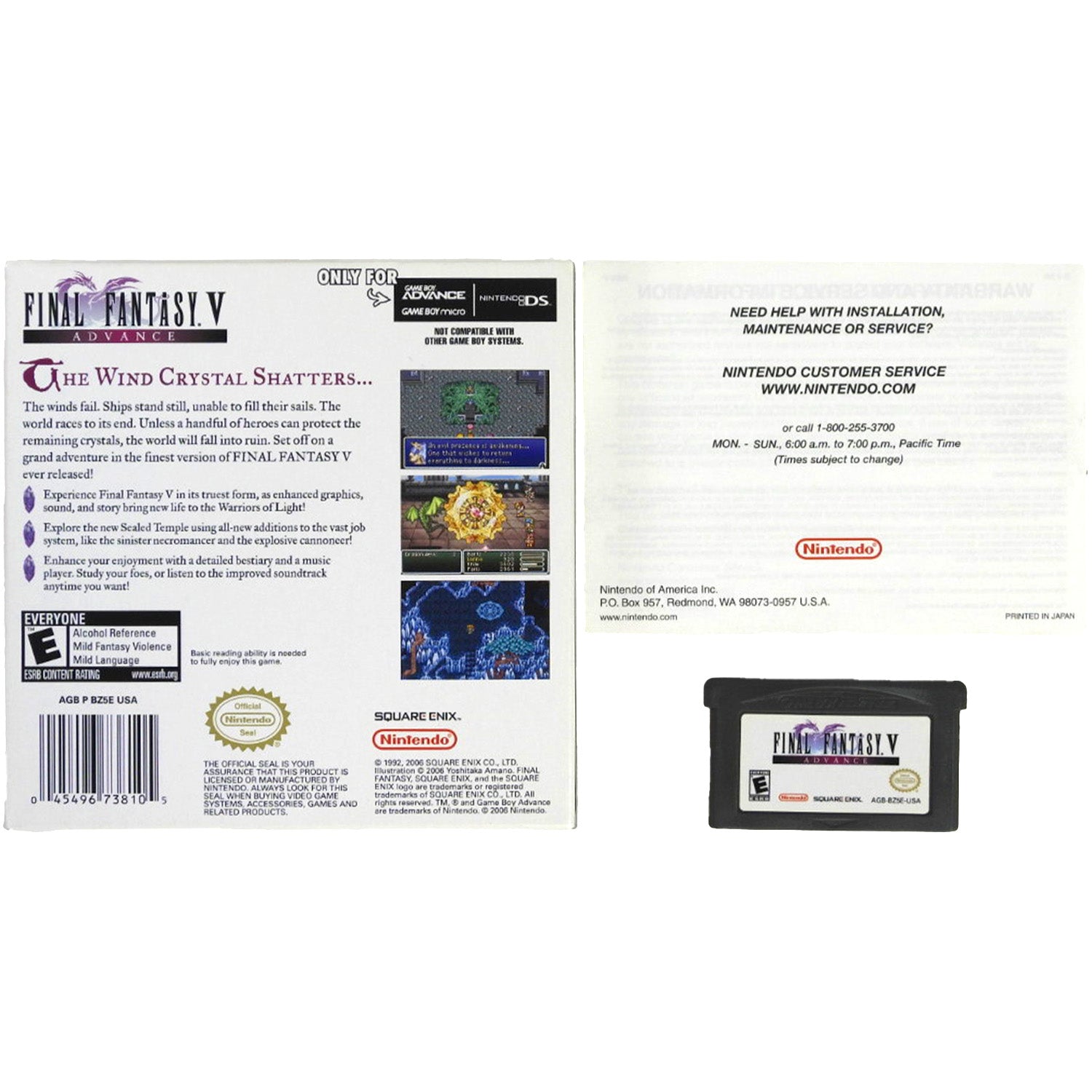 Final Fantasy V 5 Advance (Nintendo Game Boy Advance / GBA
