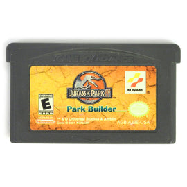 Jurassic Park III 3 Park Builder (Nintendo Game Boy Advance / GBA)