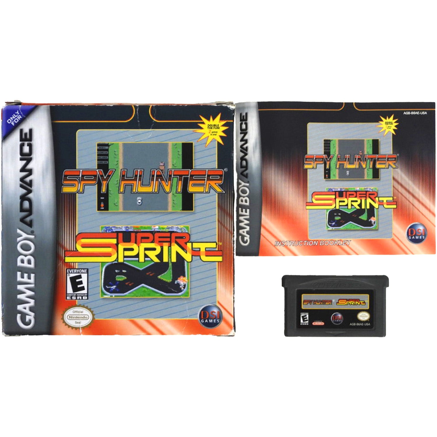 Spy Hunter & Super Sprint (Nintendo Game Boy Advance / GBA)