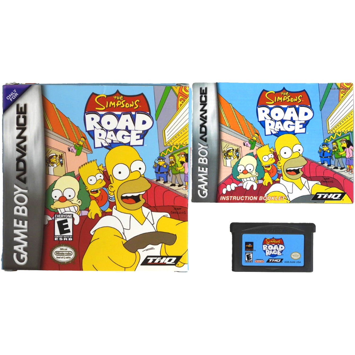 The Simpsons Road Rage (Nintendo Game Boy Advance / GBA)