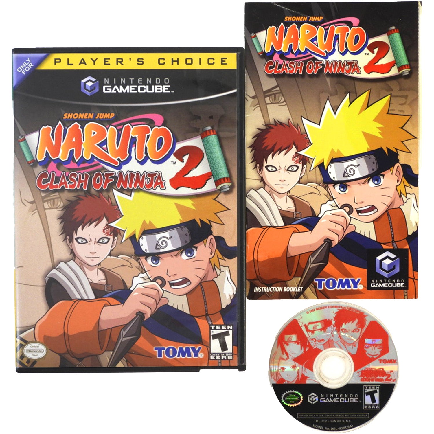 Naruto Clash of Ninja 2 [Player's Choice] (Nintendo GameCube)