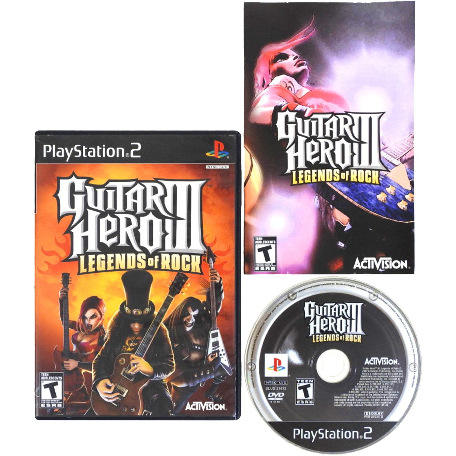 Guitar Hero III 3: Legends of Rock [Game Only] (PlayStation 2 / PS2)