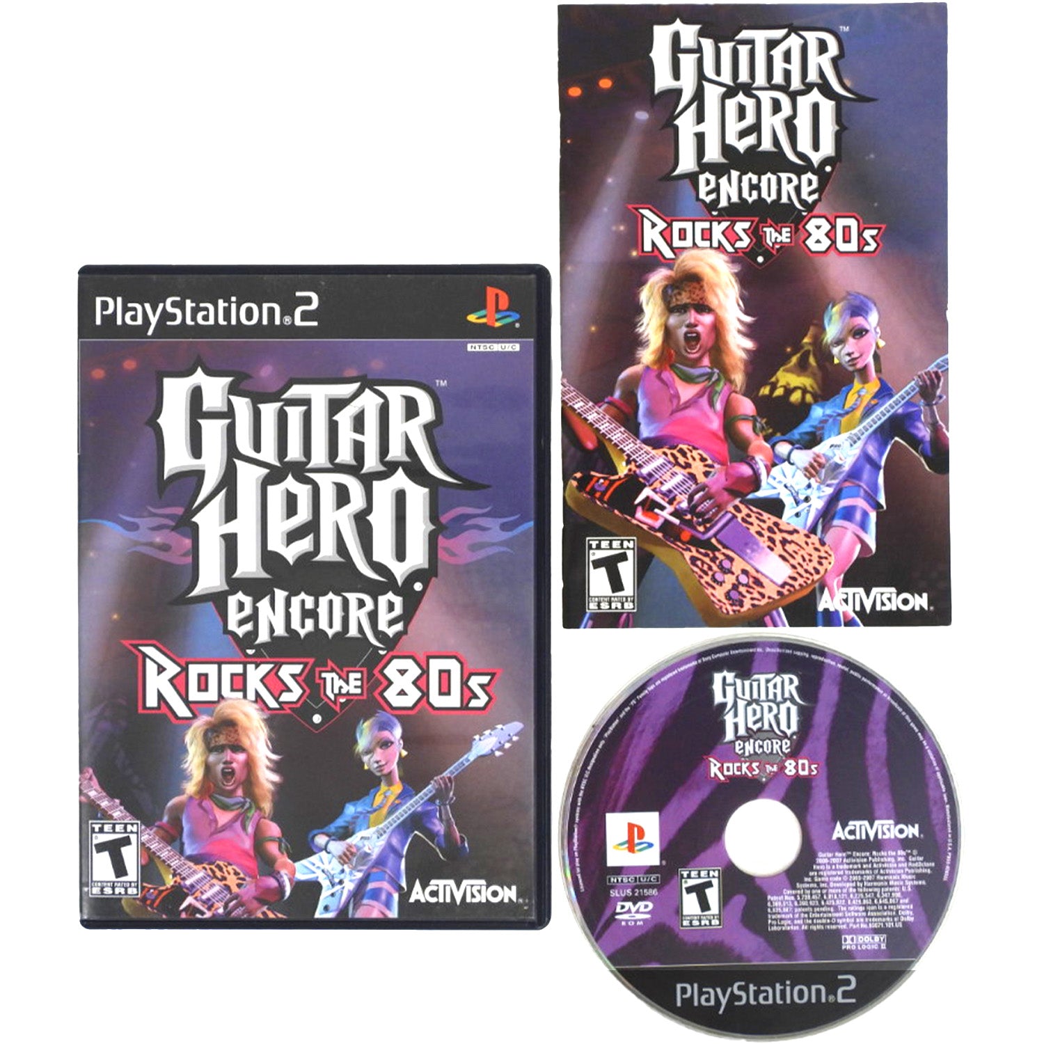 Guitar Hero Encore Rocks The 80's (PlayStation 2 / PS2)