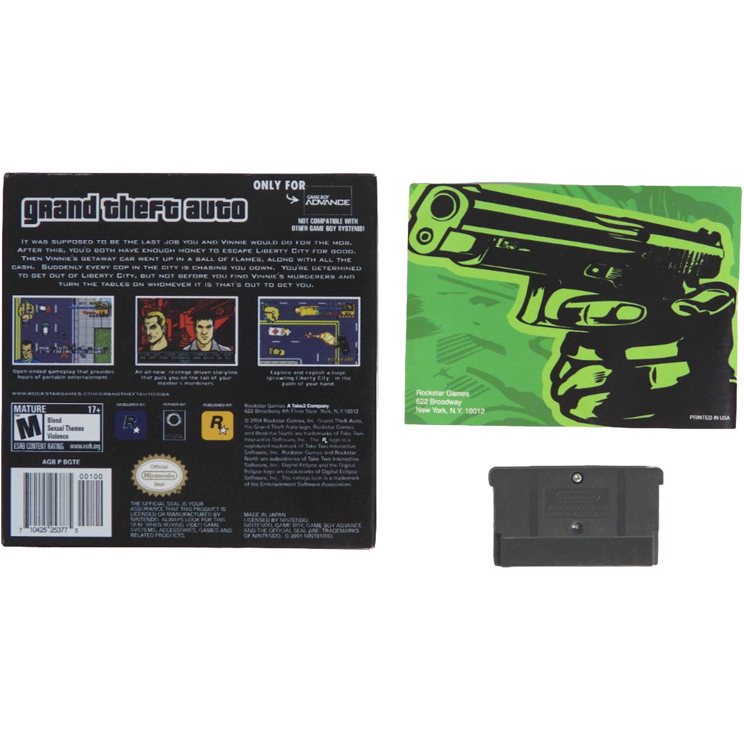 Grand Theft Auto Advance (Nintendo Game Boy Advance / GBA) – Retro MTL