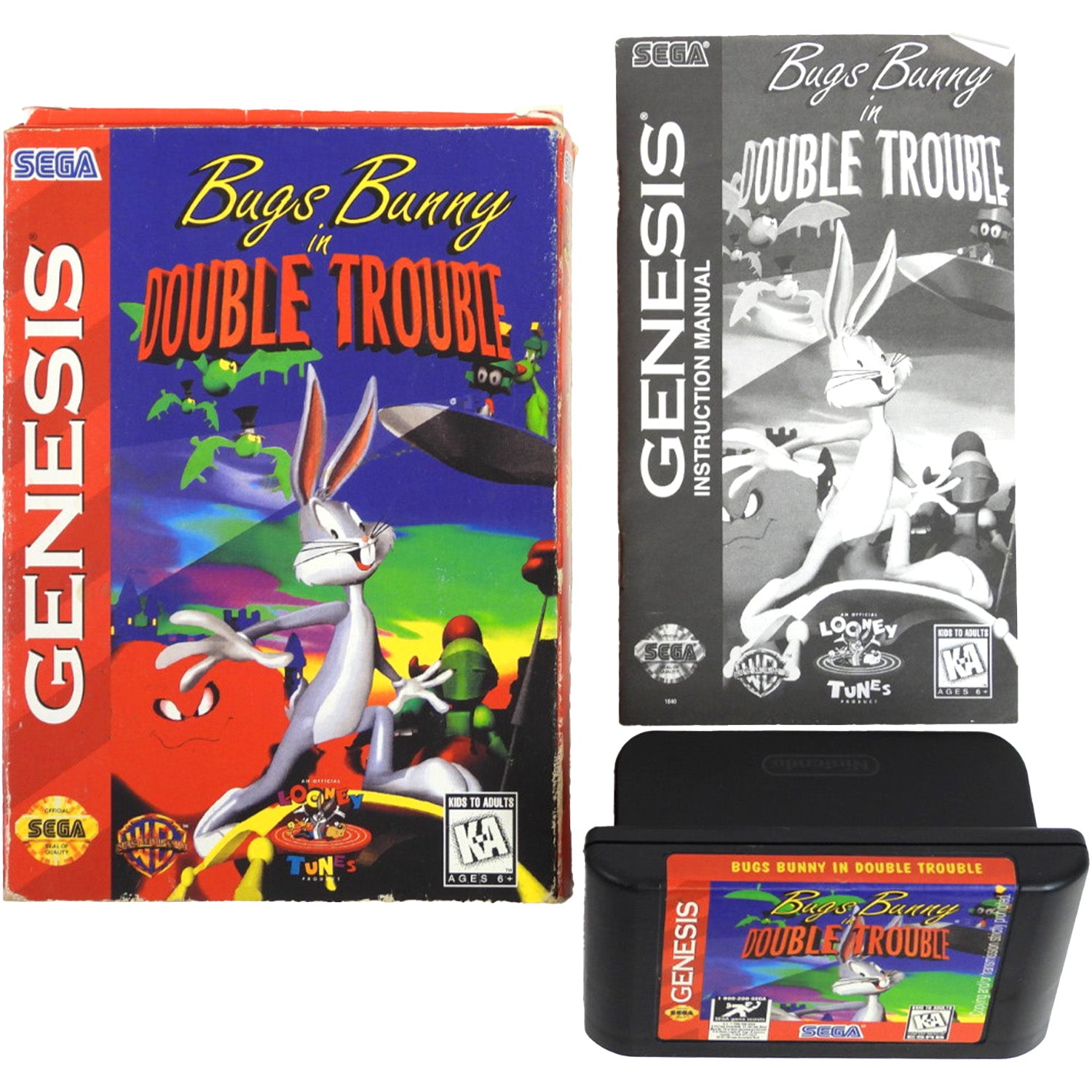 Bugs Bunny Double Trouble [Cardboard Box] (Sega Genesis)