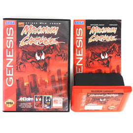 Spiderman Maximum Carnage [Red Cart] (Sega Genesis)
