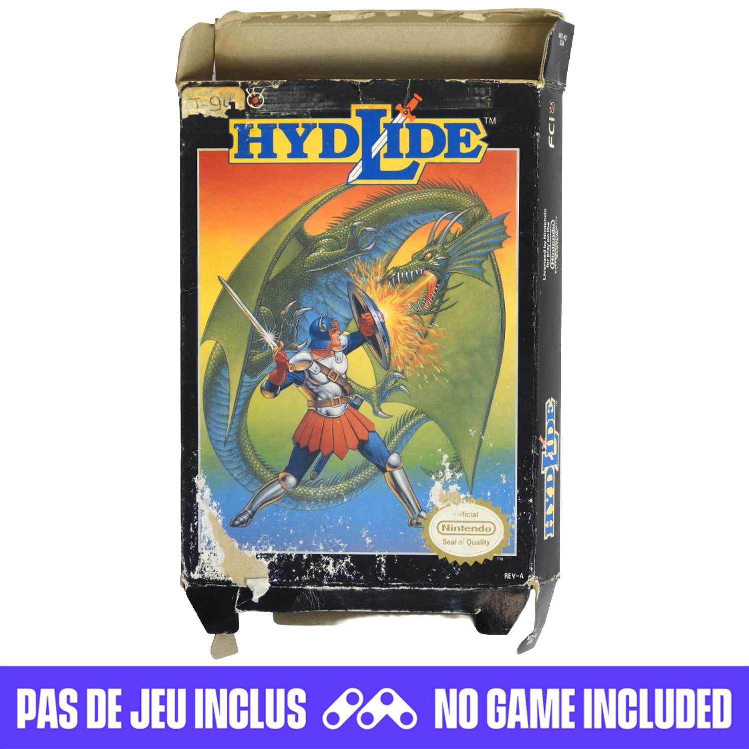Hydlide [Box] (Nintendo / NES)