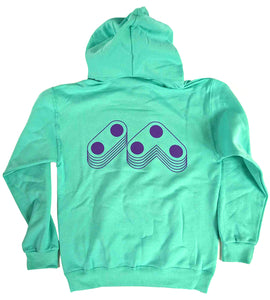 Hoodie [Retro MTL Logo] Green