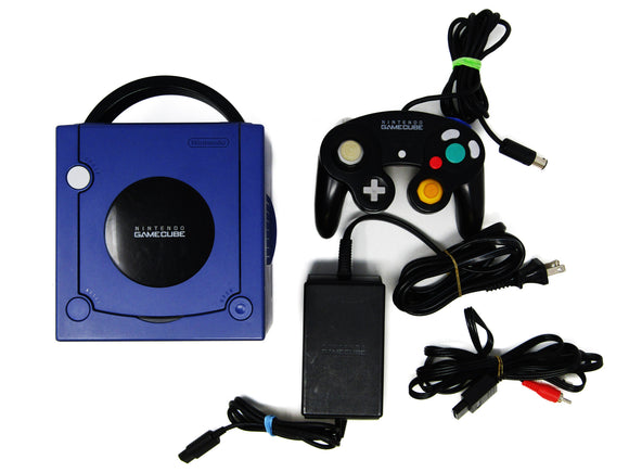 Nintendo GameCube System [DOL-001] Indigo with 1 Unassorted Controller