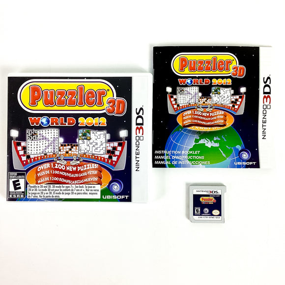 Puzzler World 2012 3D (Nintendo 3DS)