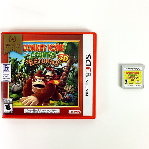 Donkey Kong Country Returns 3D [Nintendo Selects] [Red Box] (Nintendo 3DS)