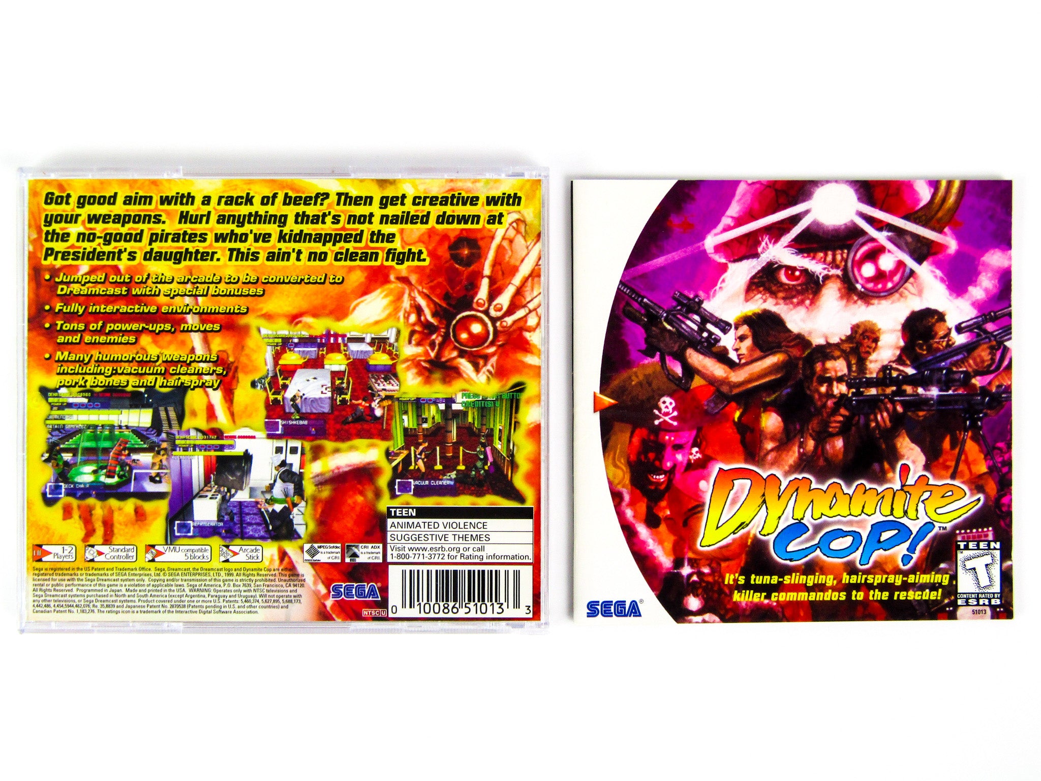 Dynamite Cop Dynamite Cop (Sega Dreamcast) – RetroMTL